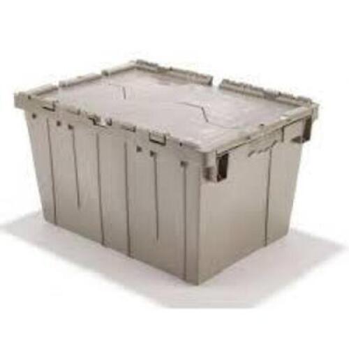 DESCRIPTION: (1) ATTACHED LID STORAGE TOTEBRAND/MODEL: MONOFLO #DC2115-12INFORMATION: GRAYSIZE: 1.7 CUFTRETAIL$: $18.25 EAQTY: 1