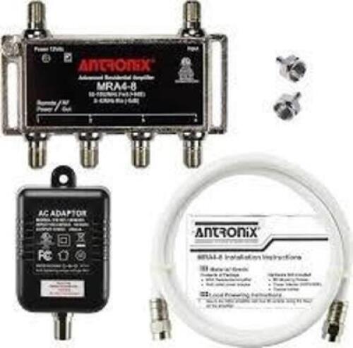 DESCRIPTION: (1) ANTENNA / CABLE DROP AMPLIFIER BRAND/MODEL: STELLAR LABS #30-2495 INFORMATION: 4 WAY SPLITTER RETAIL$: $55.00 EA QTY: 1