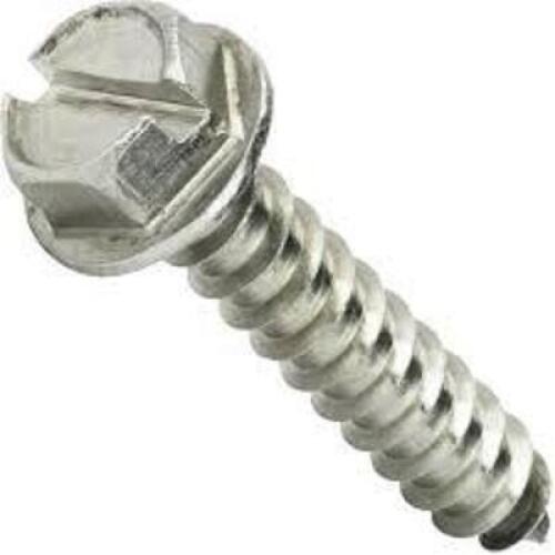 DESCRIPTION: (5) BOXES OF (100) HEX TAPPING SCREWS INFORMATION: #6 SIZE: 45785 RETAIL$: $5.10 EA QTY: 5