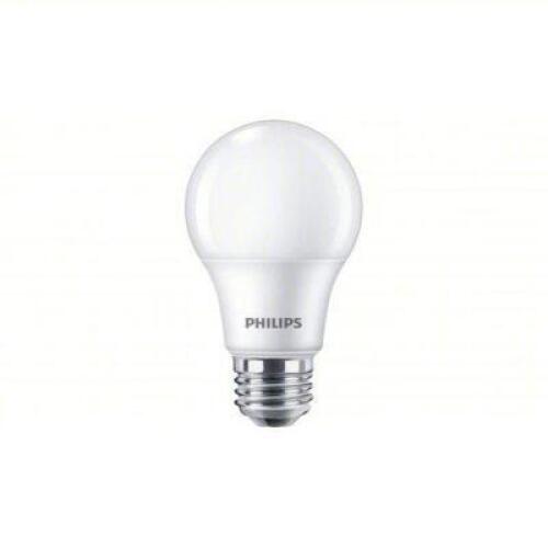 DESCRIPTION: (8) COMPACT LED LAMP BULB BRAND/MODEL: PHILIPS #848G23 INFORMATION: MEDIUM SCREW (E26), LED, (A) CLASSIC, A19, 9 W WATT, 5000K, FROSTED,
