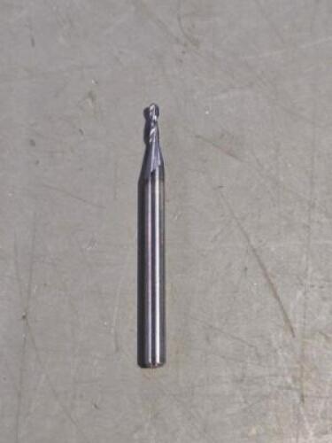 DESCRIPTION: (12) CARBIDE STUB BALL END MILL BRAND/MODEL: SHARPCARB 84-2063 SIZE: 1/16" DIA RETAIL$: 391 QTY: 12