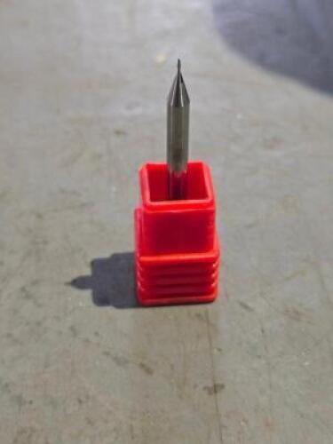 DESCRIPTION: (3) SOLID CARBIDE BALL END MILL BRAND/MODEL: ACCUPRO 37291176 SIZE: 0.0200" X0.0600" X1/4" RETAIL$: 66.6 QTY: 3