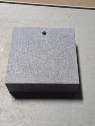 DESCRIPTION: (1) GRANITE COMPARATOR STAND BASE BRAND/MODEL: VC SIZE: 6"X6"X2" QTY: 1