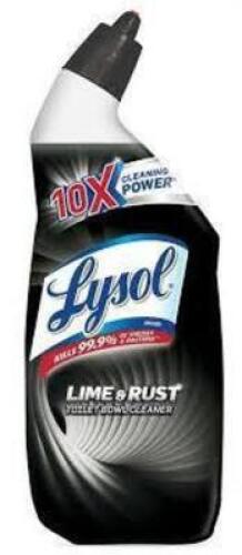 DESCRIPTION: (6) LIME AND RUST CLINGING GEL TOILET BOWL CLEANER BRAND/MODEL: LYSOL RAC98013EA SIZE: 24oz RETAIL$: 39.42 QTY: 6