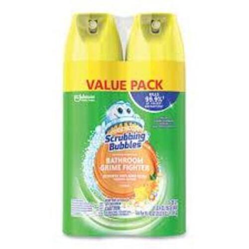 DESCRIPTION: (2) BATHROOM GRIME FIGHTER BRAND/MODEL: SC JOHNSON 71362 SIZE: 20 OZ RETAIL$: 12.38 QTY: 2