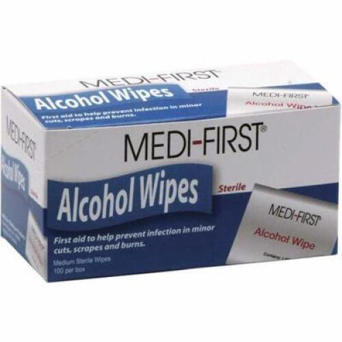 DESCRIPTION: (20) BOXES OF (100) ALCOHOL WIPES BRAND/MODEL: MEDI-FIRST 2213 RETAIL$: 154.8 QTY: 20