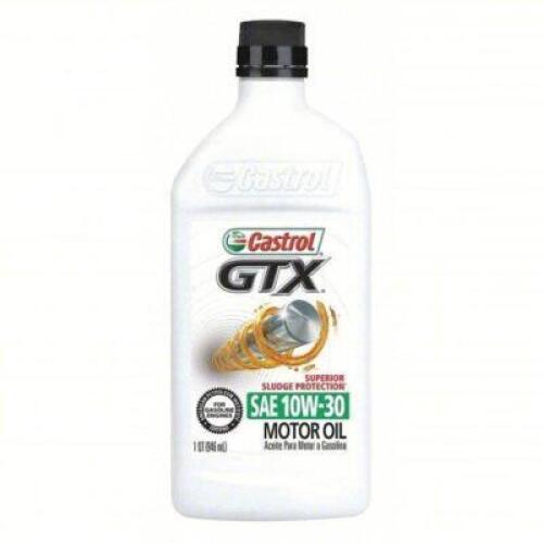 DESCRIPTION: (6) 10W-30 ENGINE OIL BRAND/MODEL: CASTROL 06145 SIZE: 1 QT RETAIL$: 51.78 QTY: 6