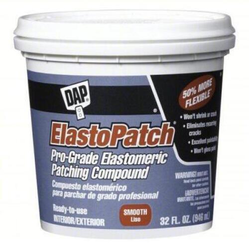 DESCRIPTION: (2) ELASTO PATCH COMPOUND BRAND/MODEL: DAP 2GKZZ6 SIZE: 32OZ RETAIL$: 35.28 QTY: 2