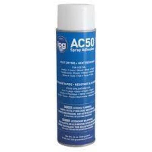 DESCRIPTION: (4) HEAT RESISTANT SPRAY ADHESIVE BRAND/MODEL: IPG AC50 SIZE: 12OZ RETAIL$: 48 QTY: 4