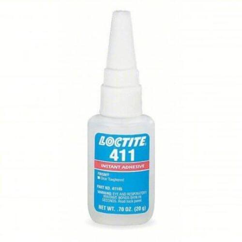 DESCRIPTION: (4) INSTANT ADHESIVE BRAND/MODEL: LOCTITE 411 SIZE: 0.70 OZ RETAIL$: 138.96 QTY: 4