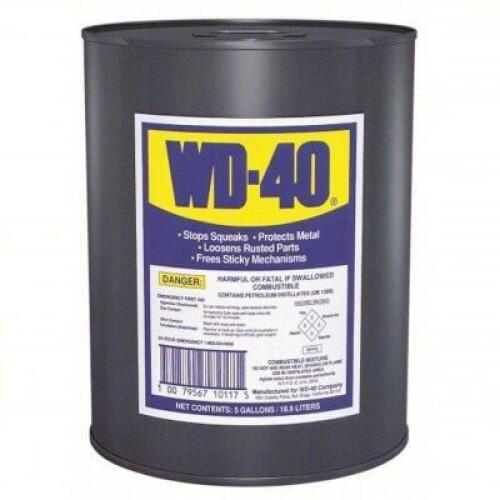 DESCRIPTION: (1) GENERAL PURPOSE LUBRICANT BRAND/MODEL: WD-40 20JY67 SIZE: 5 GAL RETAIL$: 233.25 QTY: 1
