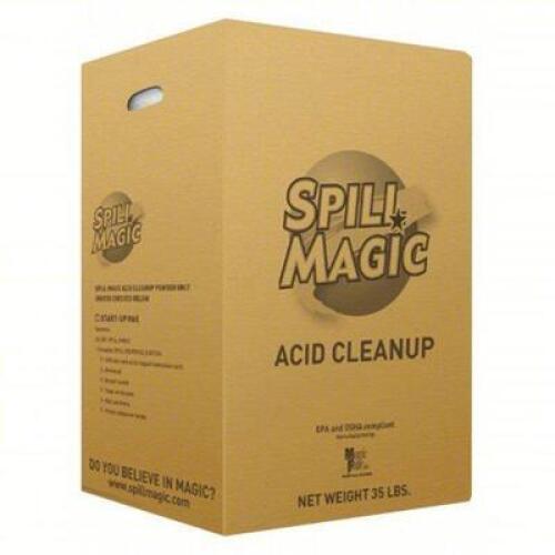 DESCRIPTION: (2) ACID SPILL LOOSE SORBENT BRAND/MODEL: SPILL MAGIC 487C48 SIZE: 35LB RETAIL$: 167.26 QTY: 2