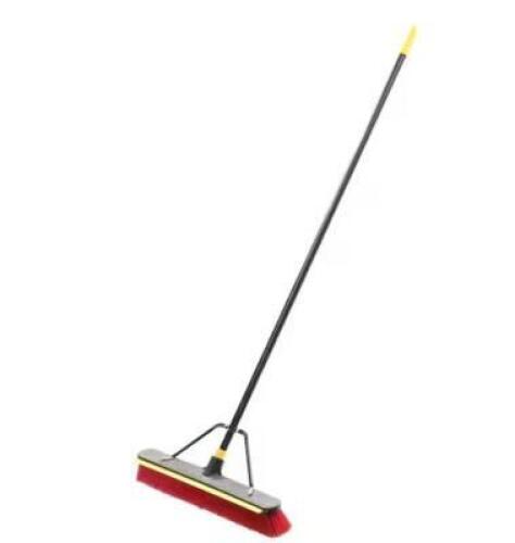DESCRIPTION: (5) PUSH BROOMS BRAND/MODEL: QUICKIE/635SU INFORMATION: BENT HANDLES, SEE INSPECTION SIZE: 24" WIDTH RETAIL$: $37.98/EA QTY: 5