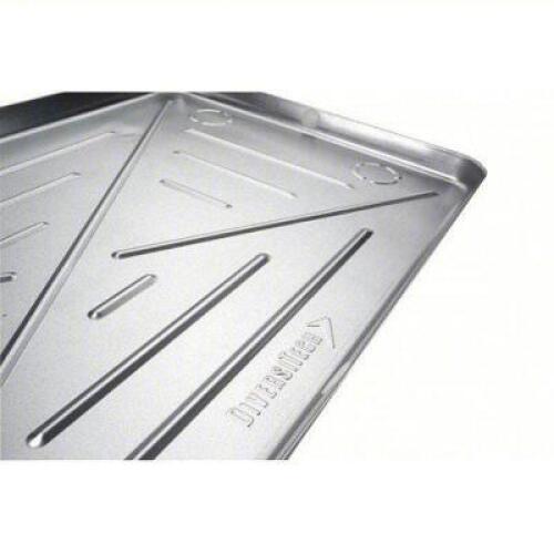 DESCRIPTION: (1) SEAMLESS METAL DRAIN PAN BRAND/MODEL: ASURITY #6-M3060 INFORMATION: ROLLED EDGE, TWO OUTLETS SIZE: 30" X 60" RETAIL$: $187.17 EA QTY: