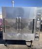 OLE HICKORY PITS ELIB END LOADING ROTATING BBQ SMOKER. RETAILS NEW FOR $28,000