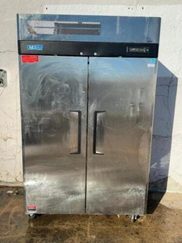 TURBO AIR TWO DOOR COMMERCIAL FREEZER.
