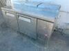 72" TURBO AIR TWO DOOR PIZZA PREP TABLE - 5