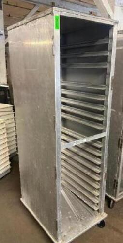 TWENTY PAN ENCLOSED TRAY RACK