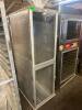 TWENTY PAN ENCLOSED TRAY RACK WITH GLASS DOOR FRONT