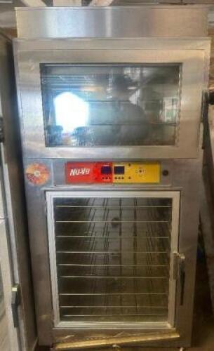 NU VU TOASTMASTER SUB123 P ELECTRIC CONVECTION OVEN and PROOFER COMBO STAINLESS STEEL, FULL-VIEW GLASS DOORS, PROGRAMMABLE CONTROLS