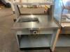 DUKE 37" STAINLESS COUNTER W/ SINGLE WELL HOT FOOD / SOUP WARMER.