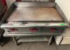 STAR MAX 36" THERMOSTATIC FLAT GRILL W/ STAINLESS EQUIPMENT STAND