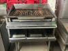 MAGIC KITCHEN 36" LAVA ROCK / WOOD BURNING CHARBROILER W/ STAINLESS STANDS. - 2