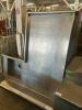 L SHAPED LEFT SIDE STAINLESS SOIL TABLE W/ SINK. - 4