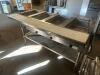FOUR WELL ELECTRIC HOT FOOD TABLE W/ CUTTING BOARD FRONT - 3