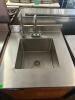 STAINLESS COUNTER TOP WITH SINK AND WATER DISPENSER. - 2