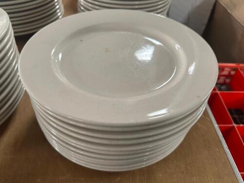 (12) HOMER LAUGHLIN 11" CHINA PLATES
