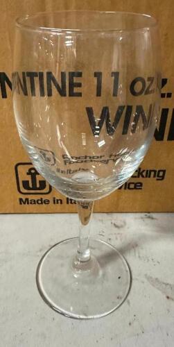 (24) WINE GLASSES