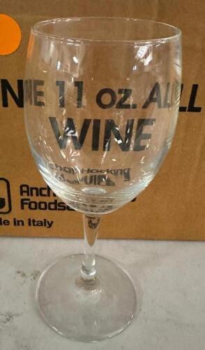 (24) WINE GLASSES