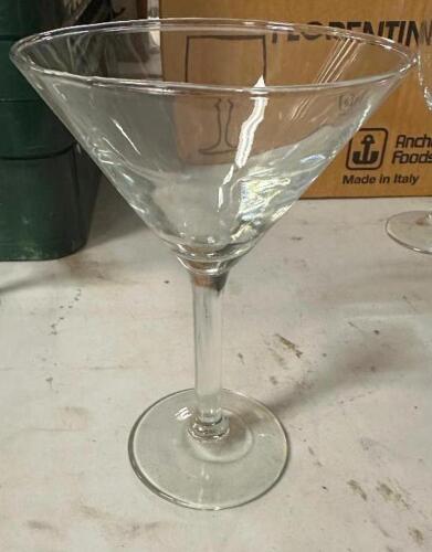 (5) MARTINI GLASSES