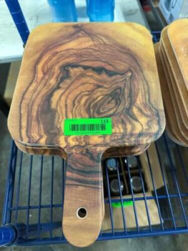 (8) CHEESE BOARDS W/ HANDLES
