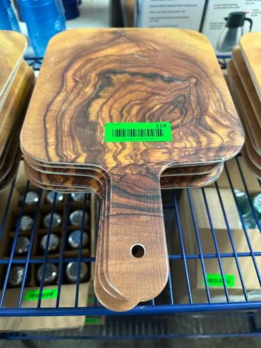 (8) CHEESE BOARDS W/ HANDLES