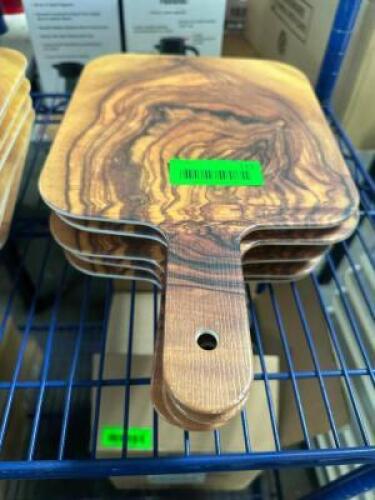 (8) CHEESE BOARDS W/ HANDLES