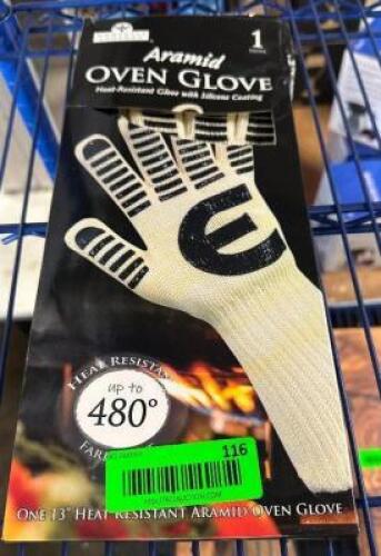 (1) PAIR OF ARAMID OVEN GLOVES