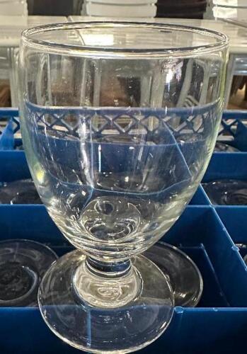(25) WATER GOBLETS.