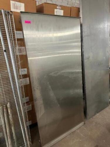 60" X 36" STAINLESS TABLE TOP AND UNDER SHELF.