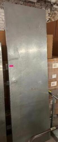 8' X 30" STAINLESS TABLE TOP AND UNDER SHELF.