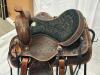 WESTERN BARREL RACING SHOW HORSE SADDLE WITH TACK SET - 5