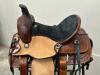 WESTERN BARREL RACING SHOW HORSE SADDLE WITH TACK SET - 8