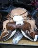 WESTERN BARREL RACING SHOW HORSE SADDLE WITH TACK SET - 10