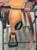 WESTERN BARREL RACING SHOW HORSE SADDLE WITH TACK SET - 3