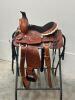 WESTERN BARREL RACING SHOW HORSE SADDLE WITH TACK SET - 2