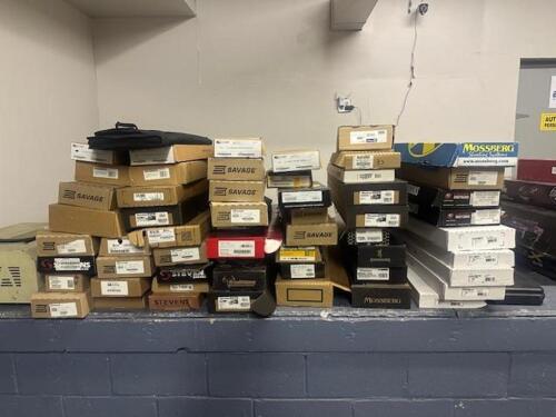 LARGE GROUP OF ASSORTED FIREARM BOXES