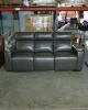 GREYMEL LEATHER POWER RECLINING SOFA W/ WIRELESS CHARGER - 5