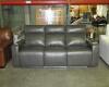 GREYMEL LEATHER POWER RECLINING SOFA W/ WIRELESS CHARGER - 6