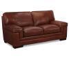MYARS 69" LEATHER LOVESEAT